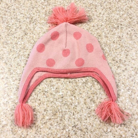 Tucker + Tate Kids Polka Dot Pom Pom Hat - Picture 1 of 3
